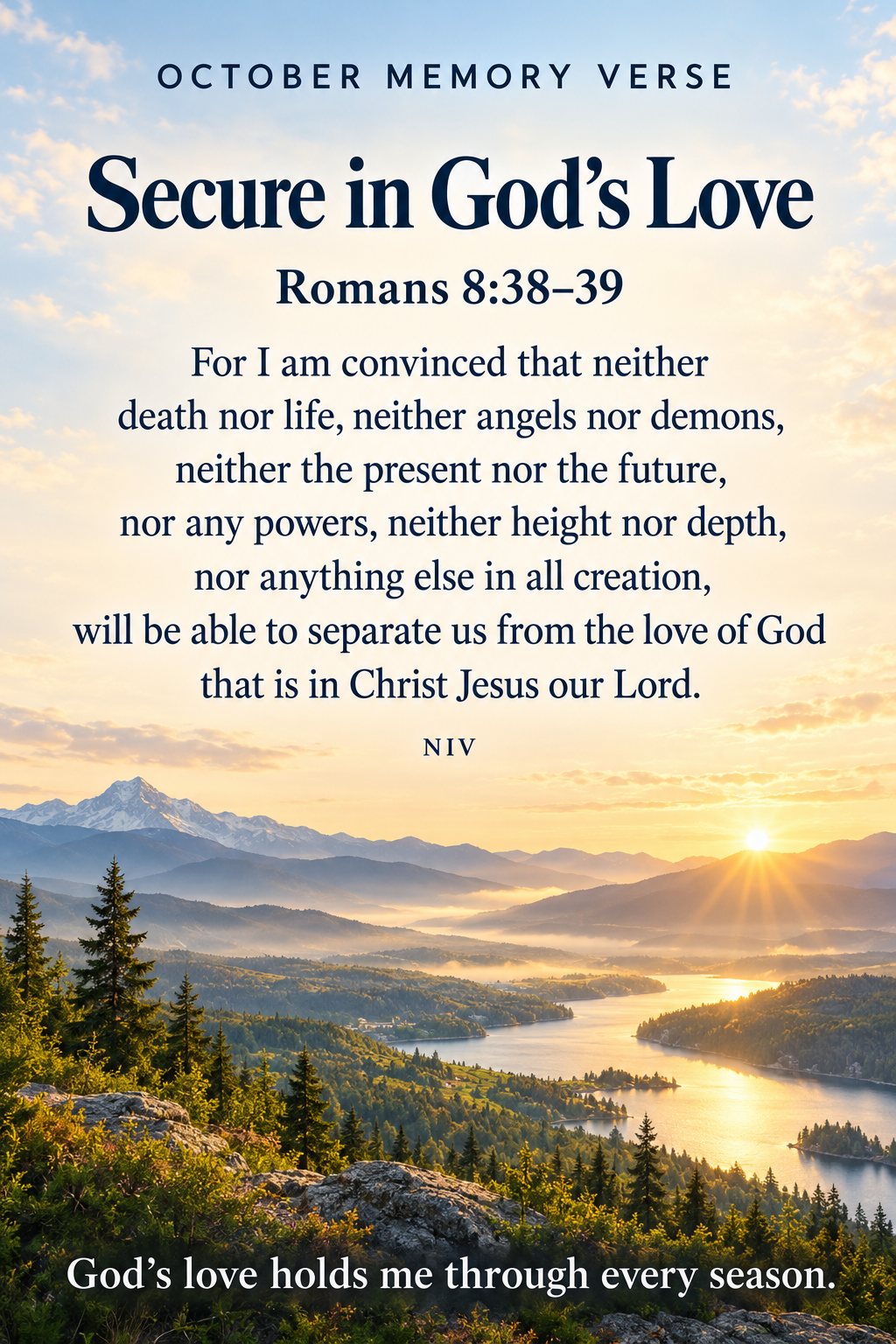 Secure in God’s love